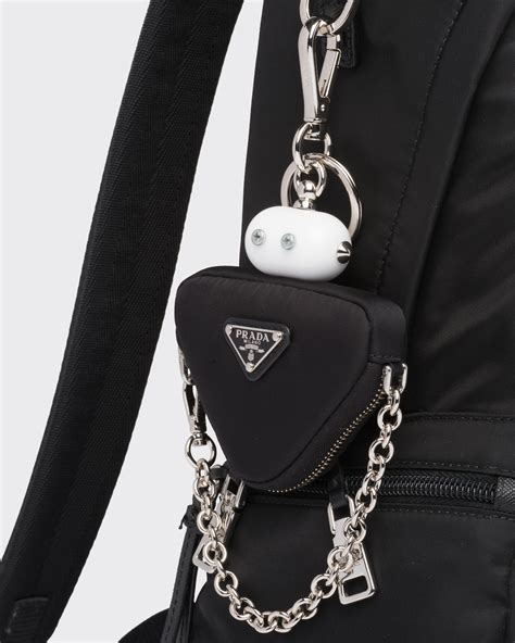 Prada nylon keychains